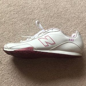Pink and white  New Balance shoes